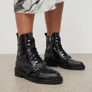 All Saints Donita Combat Boots - Size 40 (9)